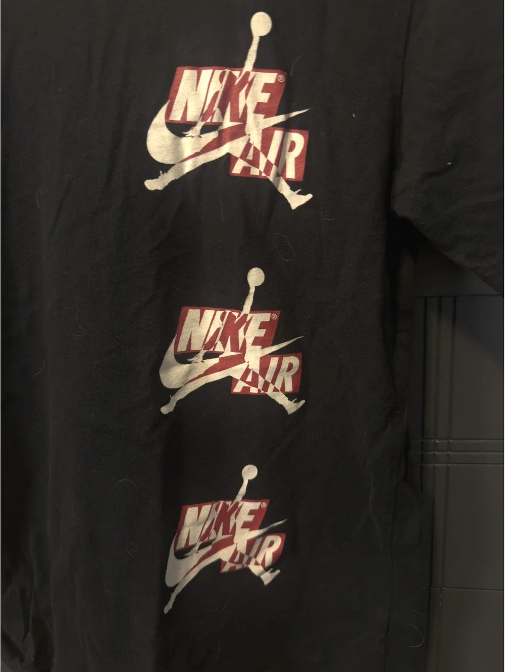 Nike Air Black Graphic T-Shirt with Jordan Logo